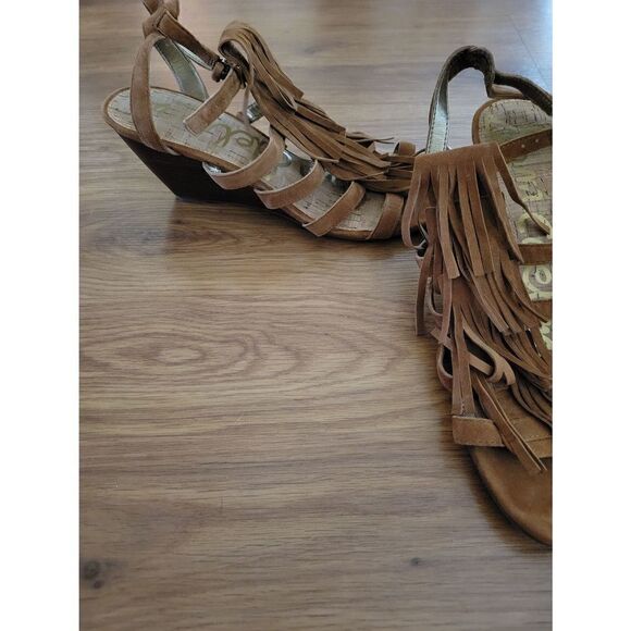 Sam Edelman Sandra Fringe Wedge - Picture 4 of 13